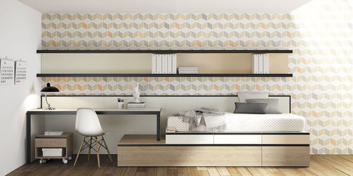 Wooden children's bedroom furniture set - LISBOA - Lagrama - unisex