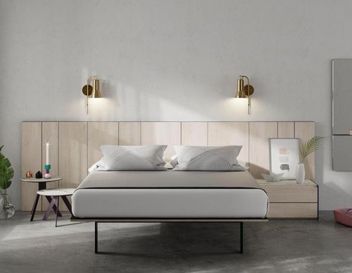 Double bed headboard - AX - Lagrama - contemporary / lacquered wood