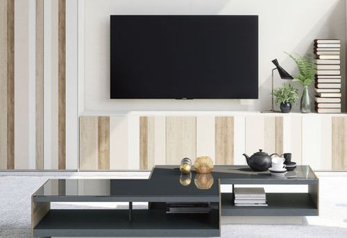 Contemporary coffee table - INSBRUC 2 - Lagrama - wooden / with storage compartment / home
