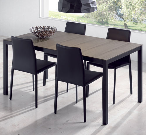 Contemporary table - CLÁSICA - Sistema Midi - wooden / rectangular / extending