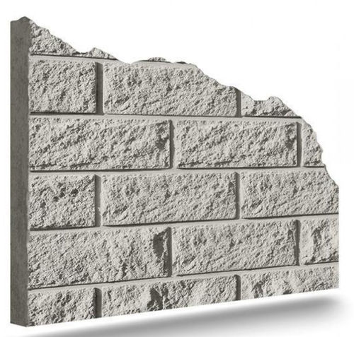 Facade form liner - 0509 - BLOCKSTONE - Plasmacem - imitation brick / stamped concrete