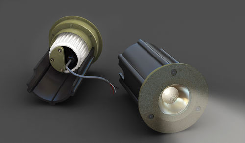 Recessed floor light fixture - CETERRA - Grunzell Pte Limited - LED / round / IP67