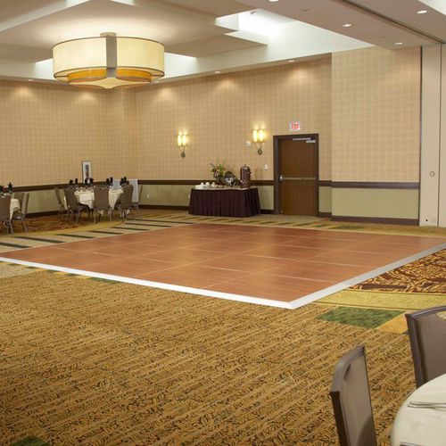Wood look dance floor - CAM-LAM - SICO - non-slip