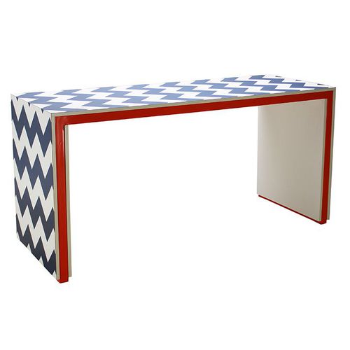 Contemporary table - COMMANDER - SICO - laminate / powder-coated steel base / rectangular
