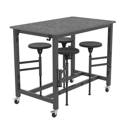 Contemporary table and chair set - AXIS&trade; - SICO - outdoor / metal / rectangular