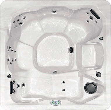Above-ground hot tub - CLS 730L - MASTER SPAS - square / 6-person / home