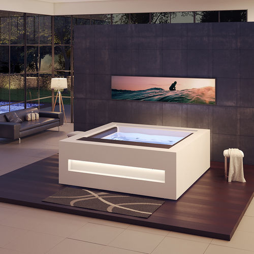 Above-ground hot tub - PURE - ASTRALPOOL - 4-seater / outdoor / indoor