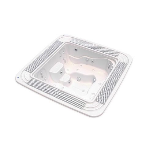 Built-in hot tub - VERONA - ASTRALPOOL - square / 5-person / acrylic