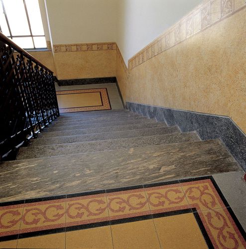 Marble dust border tile - CAVALLERIA RUSTICANA - MIPA srl - wall-mounted / for floors