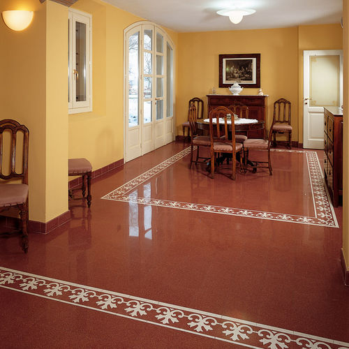 Marble dust border tile - LODOLETTA - MIPA srl - wall-mounted / for floors