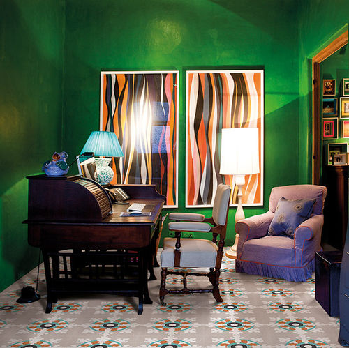 Marble dust tile - PUERTO RICO : PARGUERA - MIPA srl - polished / living room / wall
