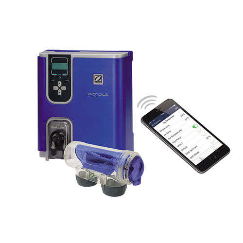 Swimming pool salt chlorinator - EXO® IQ LS - ZODIAC - POOLCARE - with pH regulator