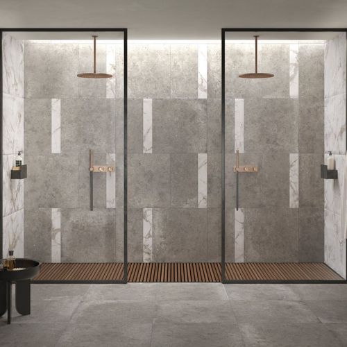 Porcelain stoneware tile - ANIMA - DESVRES - indoor / outdoor / bathroom