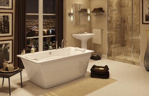 Freestanding bathtub - OPTIK 6636 F - MAAX bathroom