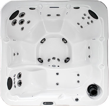 Built-in hot tub - DREAM - DIMENSION ONE SPAS - square / 6-person / home