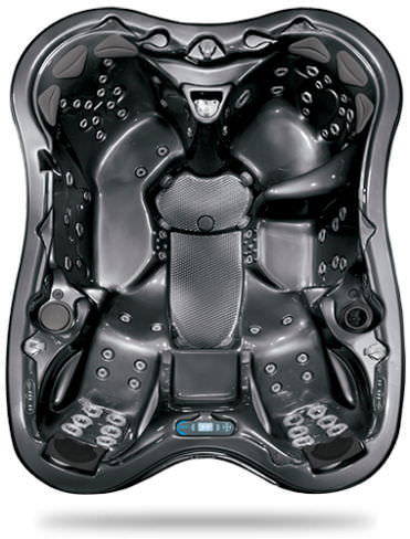 Built-in hot tub - SARENA BAY - DIMENSION ONE SPAS - rectangular / 7-person / home