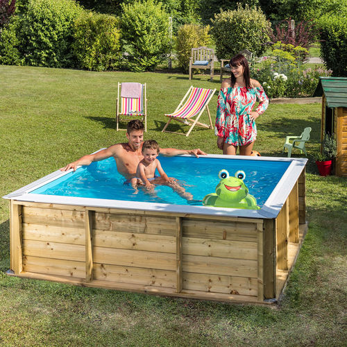 Self-supporting swimming pool - PISTOCHE - PROCOPI - prefab / outdoor / above-ground