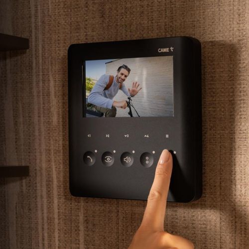 White video intercom - PLX  - CAME S.P.A - black / residential / commercial
