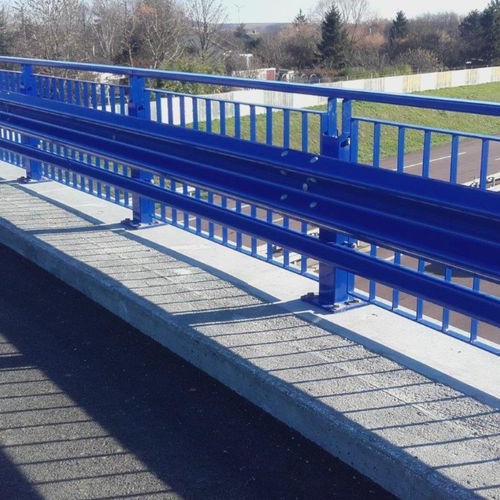 Metal railing - GCDF+ A - Aximum - with bars / outdoor / for decks