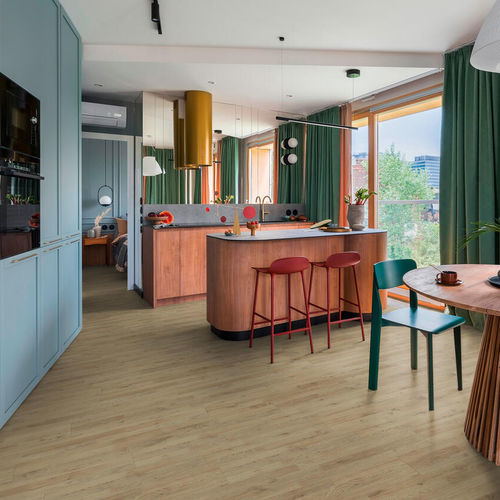 Oak laminate flooring - WOODSTOCK - Tarkett RESIDENTIAL - HDF / floating / glued