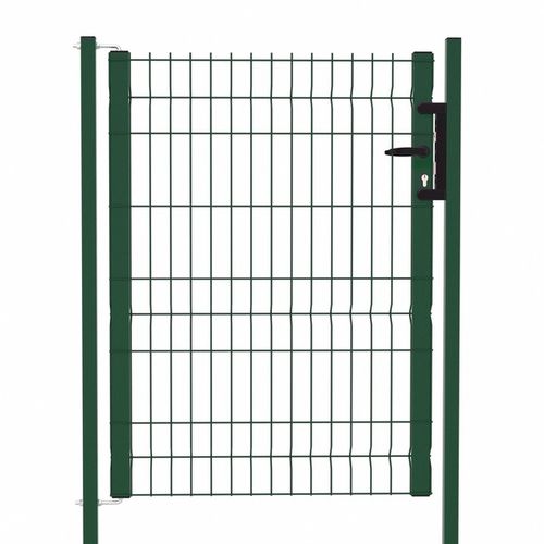 Powder-coated steel garden gate - Access - LIPPI - steel framing