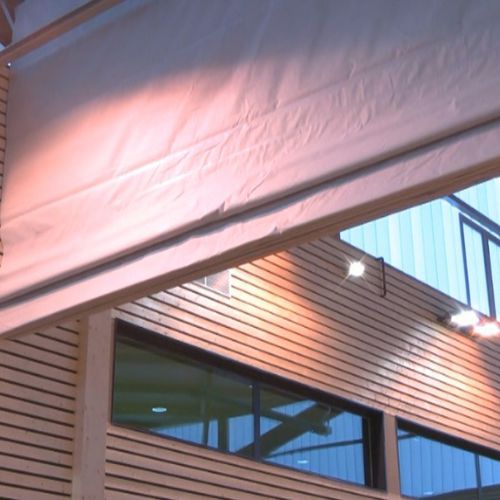 Gymnasium curtain partition - GYMNAFLEX - ALGAFLEX