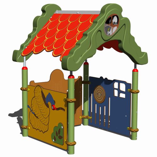 Outdoor playhouse - SOLO+ : CAMELEO 1 CARTOON / JCA-0004 - HUSSON INTERNATIONAL