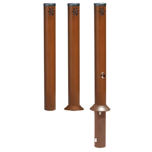 Security bollard - JAN-0078  - HUSSON INTERNATIONAL - removable / steel / high