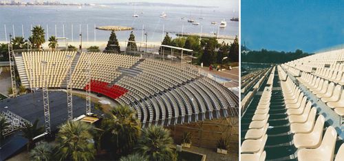 Disassemblable stadium seating - HUSSON INTERNATIONAL