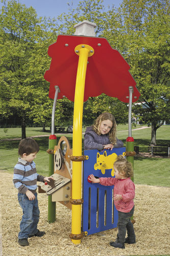 Outdoor playhouse - SOLO+ : PICCOLO 1 CARTOON / JPX-0032 - HUSSON INTERNATIONAL