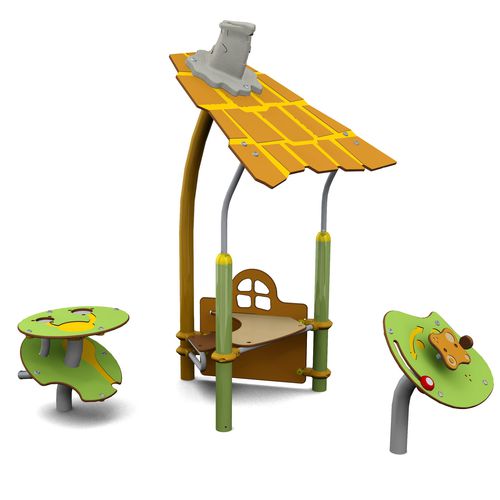 Outdoor playhouse - SOLO+ : PICCOLO 1 FORESTIC / JPX-0031  - HUSSON INTERNATIONAL
