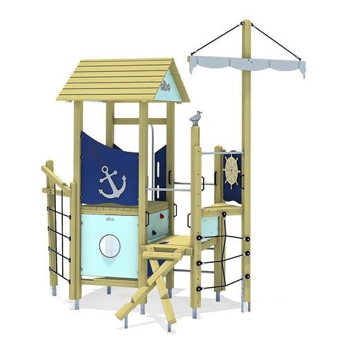 Playground structure - ELISABETH  - eibe Produktion + Vertrieb GmbH & Co KG - stainless steel / HPL / climbing