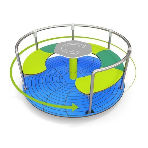 Children's playground spinner - MERKUR   - eibe Produktion + Vertrieb GmbH & Co KG - for playground