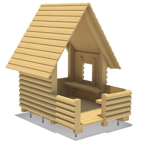 Playground playhouse - ALEXANDER  - eibe Produktion + Vertrieb GmbH & Co KG - floor-mounted