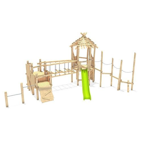 Playground structure - NANNA  - eibe Produktion + Vertrieb GmbH & Co KG - wooden / modular / climbing