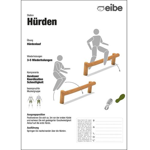 Floor-standing info sign stand - 55210306300  - eibe Produktion + Vertrieb GmbH & Co KG - outdoor / for playground / wooden
