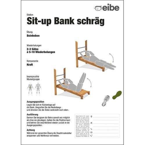 Floor-standing info sign stand - 55210406300  - eibe Produktion + Vertrieb GmbH & Co KG - outdoor / for playground / wooden