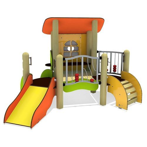 Playground structure - CHERRY  - eibe Produktion + Vertrieb GmbH & Co KG - HPL / sheltered / interactive