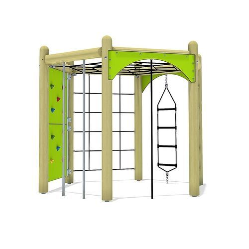 Playground climbing structure - 52510201100  - eibe Produktion + Vertrieb GmbH & Co KG - wooden
