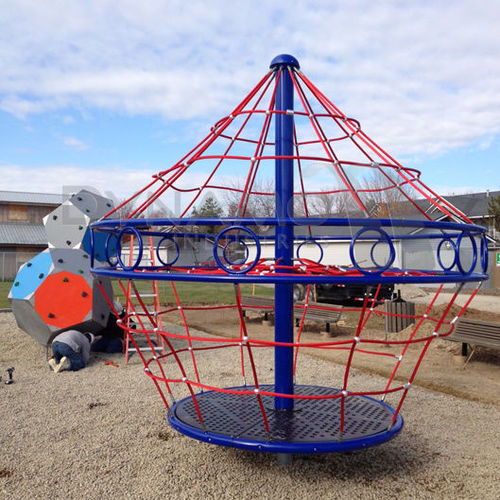 Child's playground spinner - ASTRO WITH FLOOR - DYNAMO INDUSTRIES - for playground