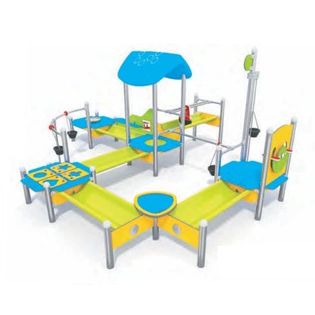 Playground sand and water play set - CPS-01-7126   - DYNAMO INDUSTRIES - with chain