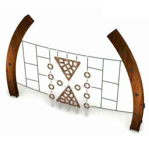 Playground climbing net - CROSS WBR    - DYNAMO INDUSTRIES - outdoor