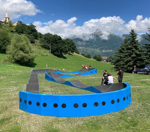Bikepark pumptrack - ALPS   - DYNAMO INDUSTRIES - wave type