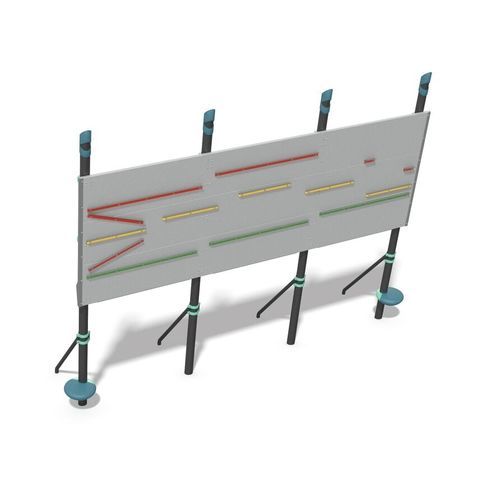 Commercial fitness playground - FitCore&trade; Extreme Ledge Hanger - Design 6185 - LANDSCAPE STRUCTURES - outdoor