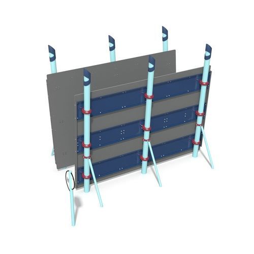 Commercial fitness playground - FitCore&trade; Extreme Spiderwalk - Design 6190 - LANDSCAPE STRUCTURES - outdoor