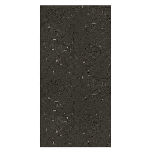 Ceramic decorative panel - URBAN BLACK - Devon&Devon - for interior / smooth / fire-retardant