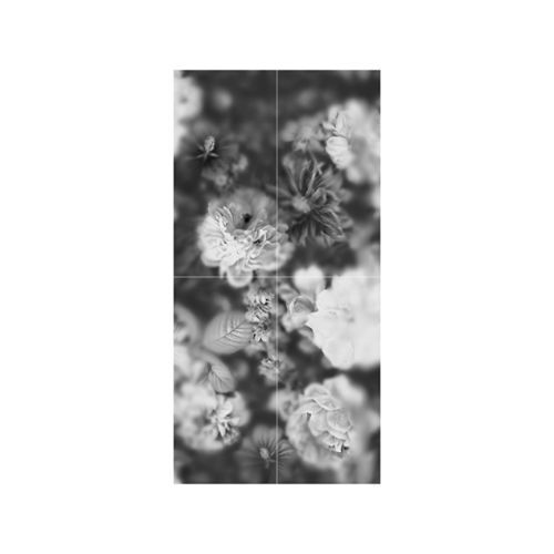 Ceramic decorative panel - BLOSSOM - Devon&Devon - for interior / smooth / white