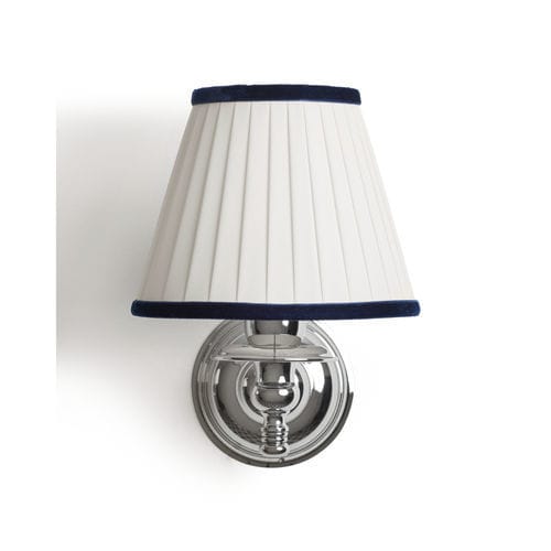 Traditional wall light - DAISY  - Devon&Devon - indoor / brass / fabric