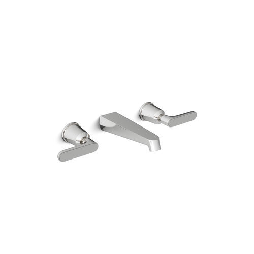 Washbasin mixer tap - TWY934M - Devon&Devon - wall-mounted / brass / bathroom