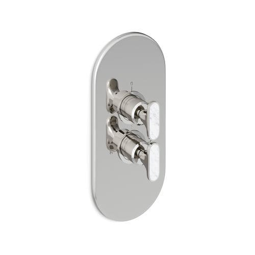 Shower mixer tap - TWY9493WE - Devon&Devon - wall-mounted / thermostatic / brass